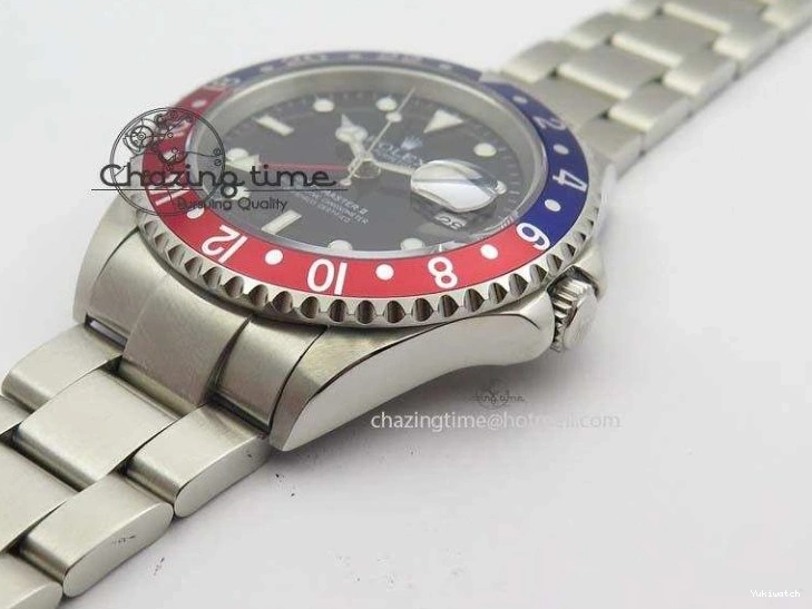 Red Black GMT-Master SS SS Blue Bp-Maker On A3186 Bezel Dial Bracelet 0211